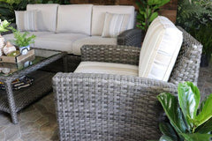 BISCAYNE 3 PIECE SEATING SET - Love Seat and 2 Club Chairs
