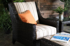 OCONEE 4 PIECE SEATING SET - Sofa, Club Chair, Swivel Glider and Coffee Table