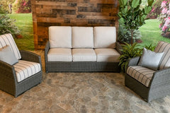 EDGEWATER 3 PIECE SEATING SET - Sofa and 2 Club Chairs