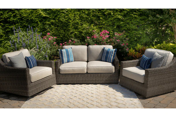 erwin and sons southampton all weather wicker aluminum frame outdoor patio seating love seat club chair swivel sunbrella cushions idol seagull