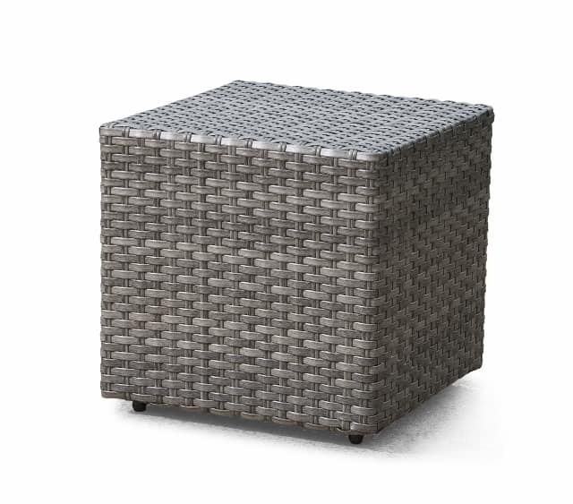 erwin and sons biscayne outdoor wicker sectional end table