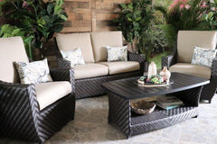 SUMERSET BAY 4 PIECE SEATING SET -  Love Seat, 2 Club Chairs and Coffee Table
