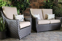 SUMERSET BAY 3 PIECE SEATING SET -  Love Seat, 1 Club Chair and 1 Swivel Glider