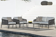 RITZ 4 PIECE SEATING SET - Sofa, 2 Club Chairs and Coffee Table