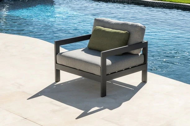 Aluminum outdoor club online chairs