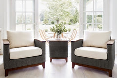 CORAL 3 PIECE SEATING SET - Sofa and 2 Club Chairs