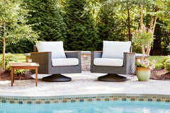 CORAL 3 PIECE SEATING SET - Love Seat and 2 Swivel Rockers