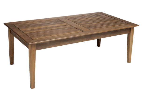 Jensen Outdoor Opal IPE Wood Outdoor Patio Furniture Coffee Table 24x47