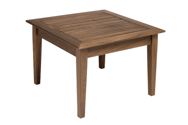 Jensen Outsoor Opal IPE Wood Outdoor Patio Furniture Side End Drink Table 24 Square