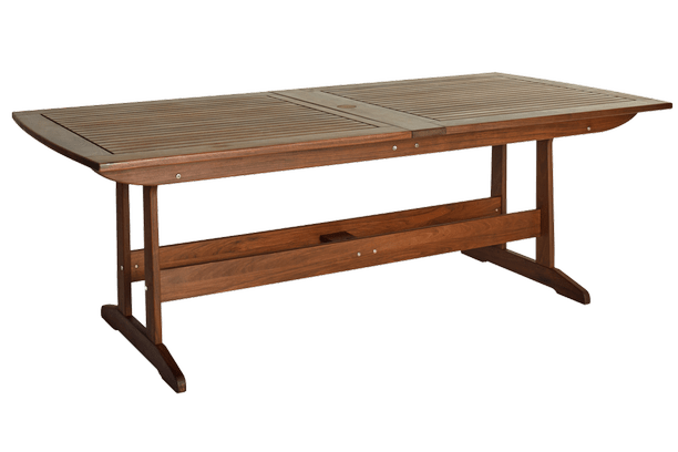 Jensen Outdoor Richmond IPE Hardwood Patio Outdoor Dining Extension Table