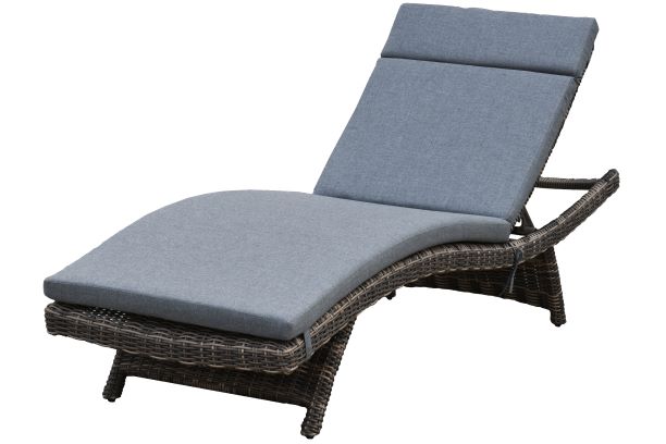Maui All Weather Wicker Outdoor Patio Poolside Lounging Chaise Sunbrella Cushion Adjustable Back