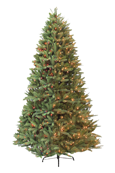 millroy fir dual lit clear multi led lights artificial Christmas tree