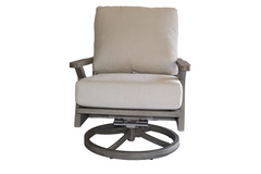 CABRILLO 4 PIECE SEATING SET - Love Seat, Club Chair, Swivel Rocker and Coffee Table