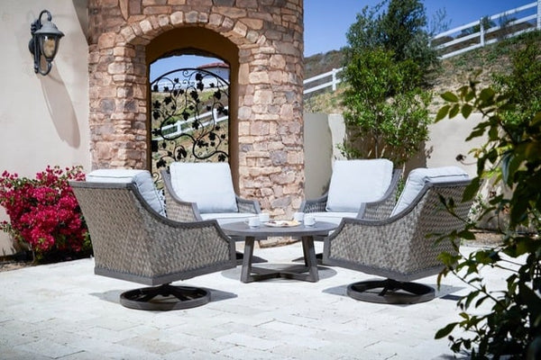 Vieques Outdoor Swivel Rocker | Patio Renaissance Swivel Rocker | Laura ...