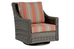 ST. MARTIN 3 PIECE SEATING SET - Love Seat, Club Chair and Swivel Glider
