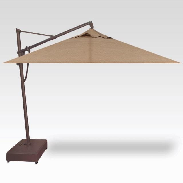 Treasure Garden 10x13 Cantilever Umbrella Sunbrella Linen Sesame