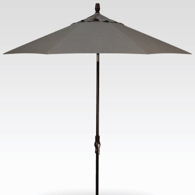Treasure Garden 11' Auto Tilt Umbrella Sunbrella Cast Slate