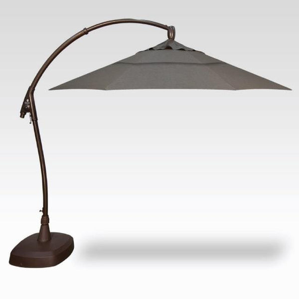 Treasure Garden 11' Cantilever Umbrella Cast Slate Sunbrella
