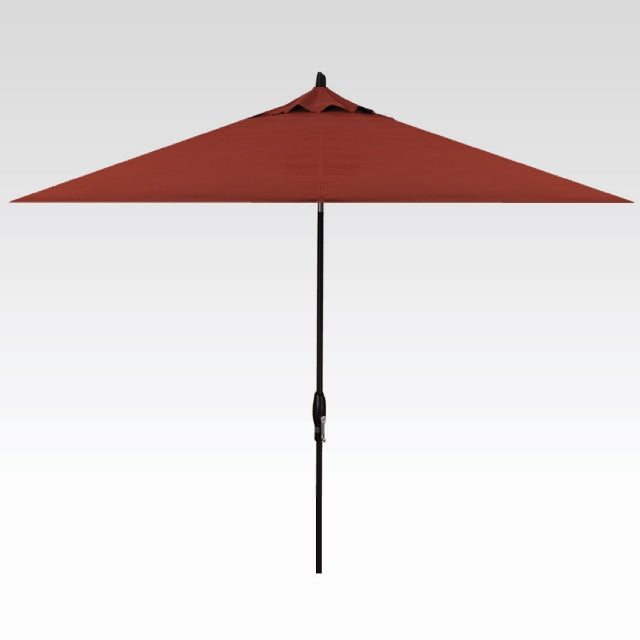 canvas rectangular patio market umbrella 8' x 10' Auto Tilt Umbrella