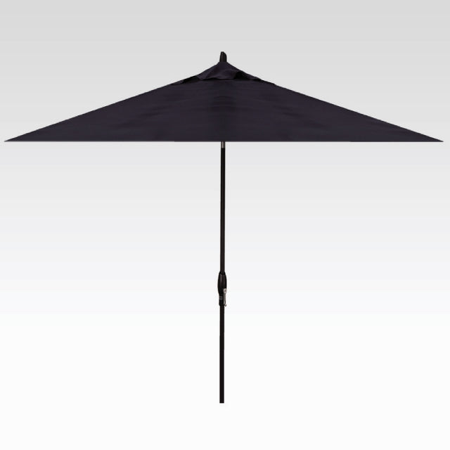 Treasure Garden 8x10 Auto Tilt Umbrella Sunbrella Canvas Navy