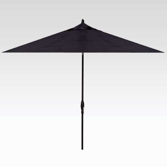 black patio umbrella sunbrella 8' x 10' Auto Tilt Umbrella