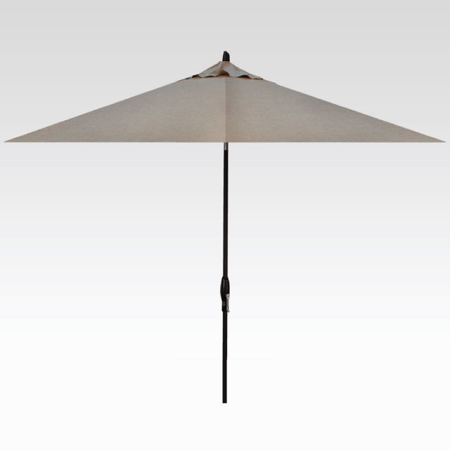 Treasure Garden 8x10 Auto Tilt Umbrella Sunbrella Cast Ash