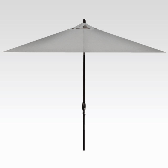 Treasure Garden 8x10 Auto Tilt Umbrella Sunbrella Cast Silver