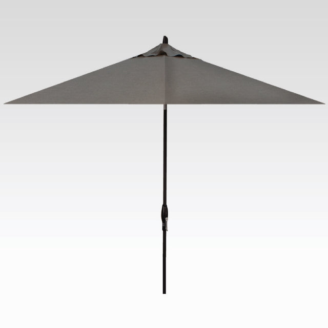 Treasure Garden 8x10 Auto Tilt Umbrella Sunbrella Cast Slate