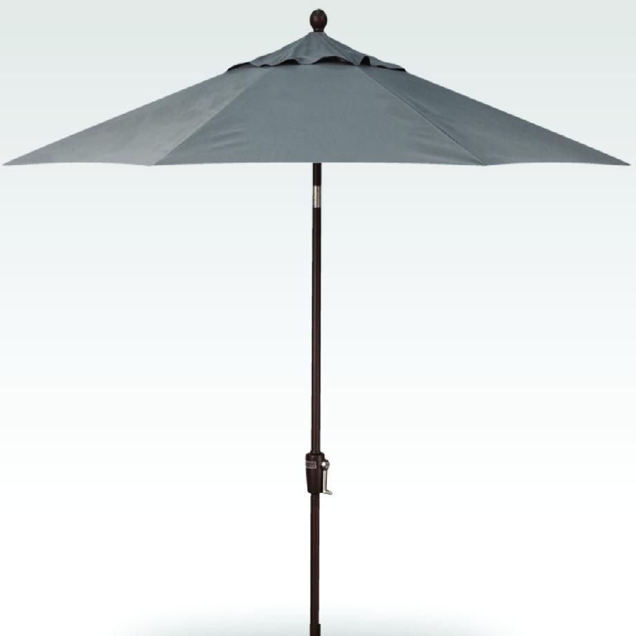 charcoal patio umbrella 9ft Push Tilt Umbrella