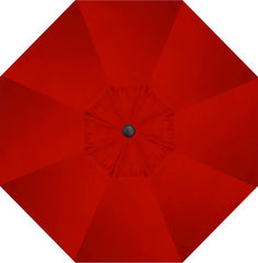 11' Auto Tilt Umbrella - Jockey Red