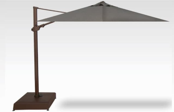 Treasure Garden Cantilever Umbrella 10x10 Sunbrella Cast Slate