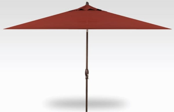 Treasure Garden Patio Umbrella 8x10 Sunbrella Canvas Henna