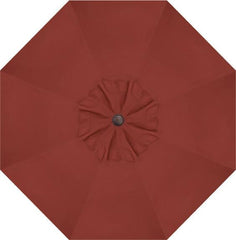 9ft Auto Tilt Umbrella - Canvas Henna