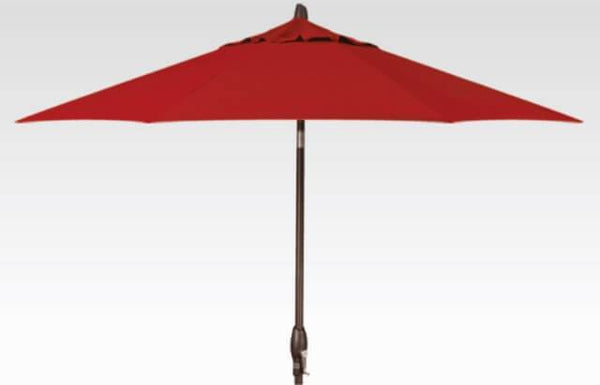Treasure Garden Patio Umbrella 9' Sunbrella Canvas Jockey Red 