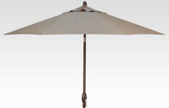 9ft Auto Tilt Umbrella - Paddock Aqua Stripe