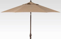 9ft Auto Tilt Umbrella - Cast Silver