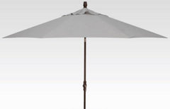 11' Auto Tilt Umbrella - Linen Sesame