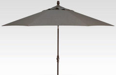 11' Auto Tilt Umbrella - Astoria Sunset Stripe