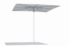 TUUCI 8.5' Square Ocean Master M1 Zero Horizon Umbrella - Polished Titanium