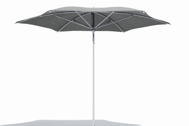 Tuuci 10' Hexagon Ocean Master M1 Crescent Umbrella - Polished