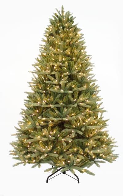 westerly fir artificial christmas tree prelit with clear led lights 